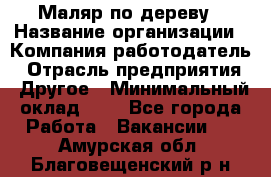 Маляр по дереву › Название организации ­ Компания-работодатель › Отрасль предприятия ­ Другое › Минимальный оклад ­ 1 - Все города Работа » Вакансии   . Амурская обл.,Благовещенский р-н